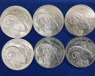 UNC 2015 1 OZ SILVER ROUNDS