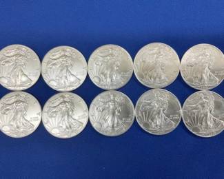 UNC 2019 SILVER AMERICAN EAGLES