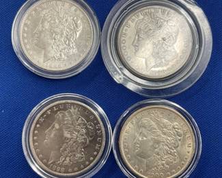MORGAN SILVER DOLLARS 1886,1900, 1898 O