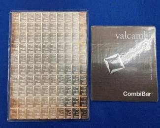 100GRAMS SILVER SUISSE COMBI BAR