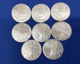 UNC 2010 SILVER AMERICAN EAGLES