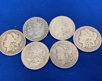 (6) MORGAN SILVER DOLLARS
