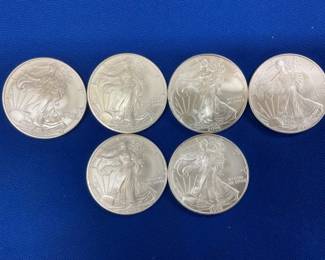 UNC 2006 SILVER AMERICAN EAGLES