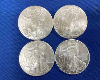 UNC 2010 SILVER AMERICAN EAGLES