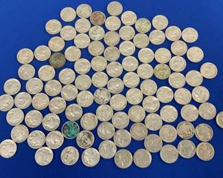 (100) BUFFALO NICKELS