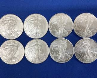 UNC 2010 SILVER AMERICAN EAGLES