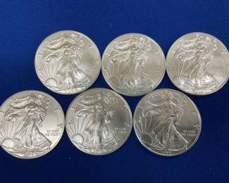 UNC 2019 SILVER AMERICAN EAGLES