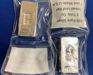 (2) 3 OZ EACH BREAD LOAF BARS