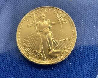 $25 1/2OZ GOLD LIBERTY HEAD