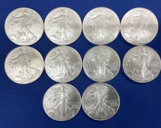 UNC 2009 SILVER AMERICAN EAGLES
