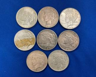 PEACE SILVER DOLLARS 1922,1924,1926