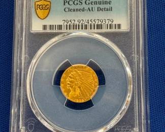 1928 $2.50 PCGS GOLD INDIAN HEAD