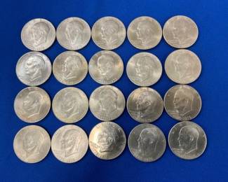 (20) 1776-1976 SILVER IKE DOLLARS