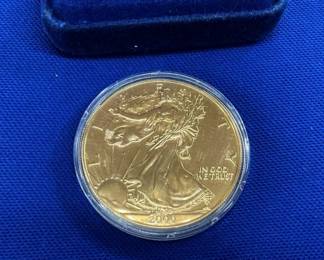 2000 1 OZ SILVER AMERICAN EAGLE