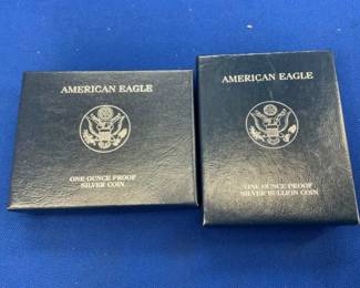 1 OZ SILVER AMERICAN EAGLES