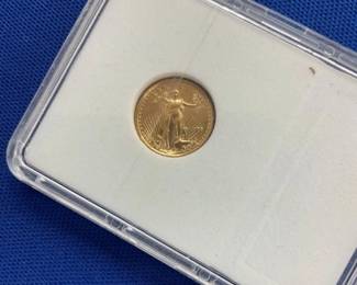 1/10 OZ $5 GOLD DOUBLE EAGLE 1998