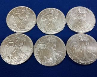 UNC 2003 SILVER AMERICAN EAGLES