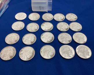 20 OZ UNC BUFFALO COINS