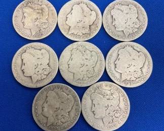 (8) MORGAN SILVER DOLLARS