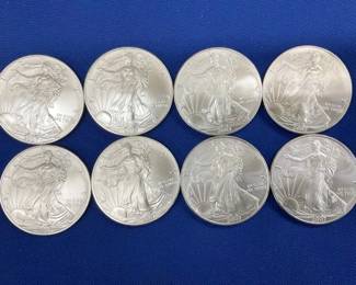 2007 UNC SILVER AMERICAN EAGLES