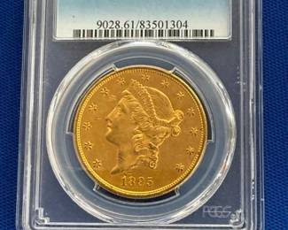 1895 S $20 PCGS MS61 GOLD LIBERTY HEAD