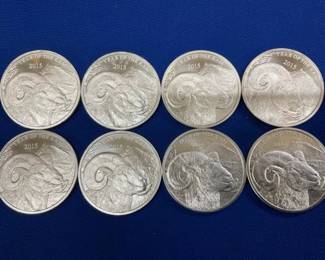 UNC 2015 1 OZ SILVER ROUNDS