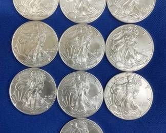 UNC 2019 SILVER AMERICAN EAGLES