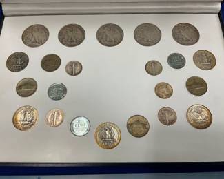 MERCURY DIMES,PENNIES