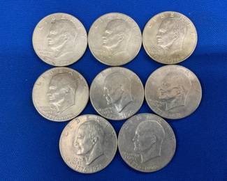 1776-1976 IKE SILVER DOLLARS