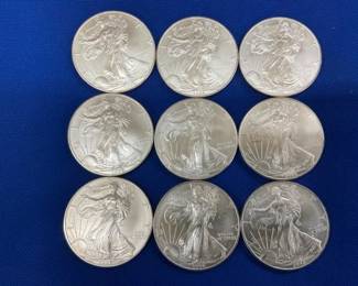 UNC 1996 SILVER AMERICAN EAGLES