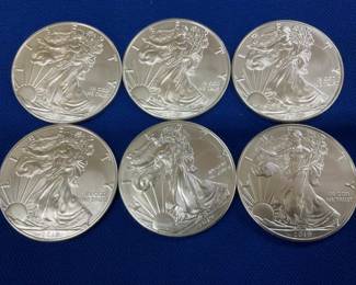 2019 UNC SILVER AMERICAN EAGLES