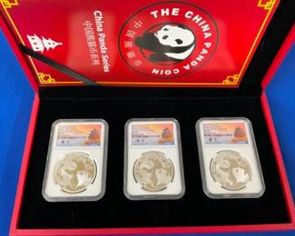 (3) COIN SET TOTAL GRAMS 30 SILVER