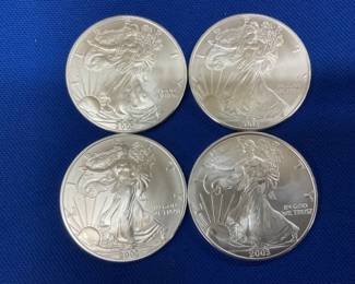 UNC 2003 SILVER AMERICAN EAGLES