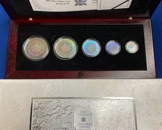 2003 5 COINS SILVER SET