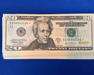 (23) UNC 2004 A1 SERIES $20 STAR NOTES
