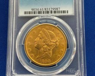 1898 S PSGS MS61 $20 GOLD LIBERTY HEAD
