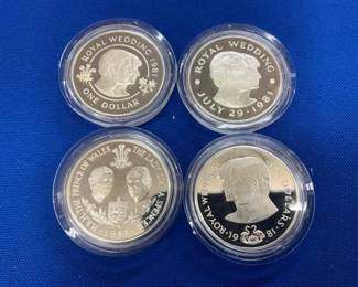 (4) 1 OZ SILVER QUEEN ELIZABETH