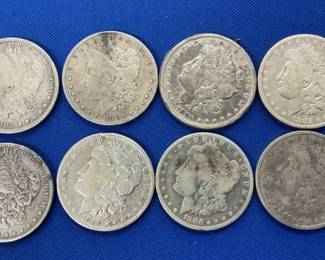 (8) MORGAN SILVER DOLLARS