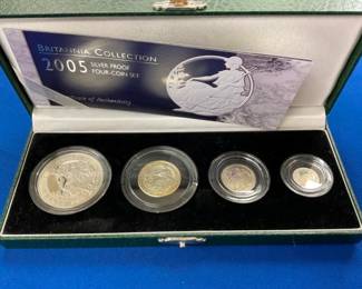 2005 BRITANNIA SILVER PROOF COLLECTION