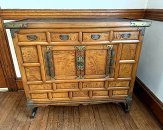 Asking: $200. - Korean Chest, excellent condition
35” H X 40 ½” W X 18 ¼” D