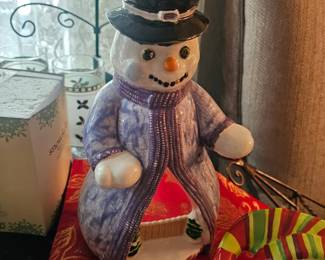Ceramic Snowman 