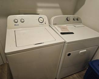 Amana Washing Machine & Whirlpool Dryer