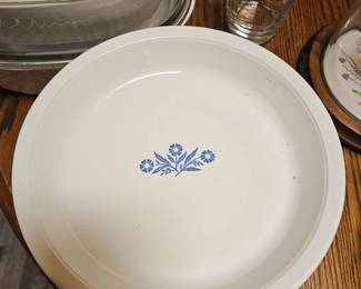 Corning Ware Blue Cornflower Pie Plate