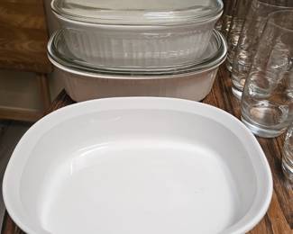 Corning Ware “French White” Ovenware 