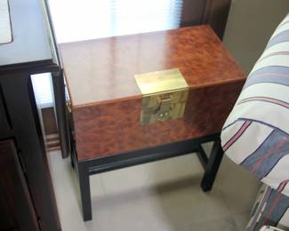 Curly Maple Chest on Stand