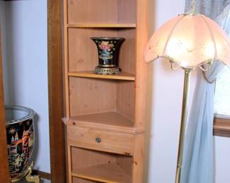 Pine Corner Cabinet