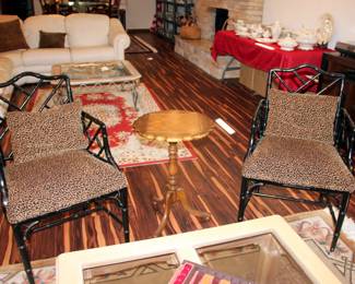 Leopard Print Chairs