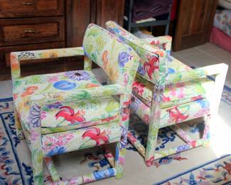Sherrill Floral Chairs