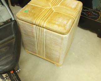 Hassock Box, or Decorative Storage Box, 