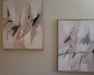 2 Original Canvas Farok Paintings